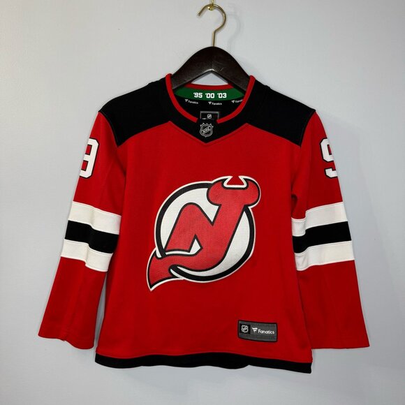Taylor Hall Fanatics New Jersey Devils Boys Jersey YouthSize S/M Good preowned